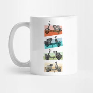 4 vespa fifties Mug